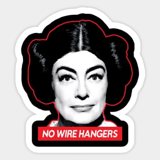 Joan Crawford \\ No Wire Hangers Sticker